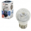 Лампа светодиодная ЭРА, 7 (60) Вт, цоколь E27, прозрачный шар, холодный белый свет, 30000 ч., LED smdP45-7w-840-E27-Clear, P45-7w-840-E27c - 1