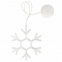 Световая фигура на присоске ЗОЛОТАЯ СКАЗКА "Снежинка", 12 LED, на батарейках, теплый белый, 591274 - 4