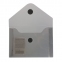 Папка-конверт с кнопкой МАЛОГО ФОРМАТА (74х105 мм), А7 (для дисконтных, банковских карт, визиток), тонир.черная, 0,18 мм, BRAUBERG, 227326 - 3