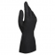 Перчатки латексные MAPA Alto Plus 260, хлопчатобумажное напыление, размер 10 (XL), черные - 1