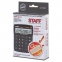 Калькулятор настольный STAFF STF-3012, КОМПАКТНЫЙ (141х107 мм), 12 разрядов, двойное питание, КОМПЬЮТЕРНЫЕ КЛАВИШИ, 250288 - 10