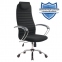 Кресло офисное МЕТТА BK-10CH, ткань-сетка, хром, черное - 1
