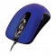 Мышь проводная бесшумная GEMBIRD MOP-400-B, USB, 2 кнопки+1колесо-кнопка, покрытие SOFT TOUCH, синяя - 2