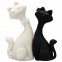 Набор ластиков фигурных CENTRUM "Коты" 2 шт., 65х20х90 мм, белый/черный, 86125 - 1