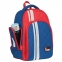 Рюкзак TIGER FAMILY (ТАЙГЕР), с ортопедической спинкой, для средней школы, универсальный, синий/красный, 39х31х22 см, TGRW18-A05 - 4