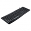 Клавиатура проводная LOGITECH K200, 112 клавиш + 8 дополнительных клавиш, USB, чёрная, 920-008814 - 1