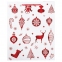 Пакет подарочный новогодний 26x12,7x32,4 см, ЗОЛОТАЯ СКАЗКА "Красно-белые украшения", ламинированный, 606570 - 2