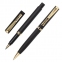 Набор PIERRE CARDIN (Пьер Карден): шариковая ручка + ручка-роллер, корпус черный, латунь, PC0867BP/RP, синий - 1