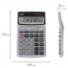 Калькулятор настольный металлический STAFF STF-1612 (175х107 мм), 12 разрядов, двойное питание, 250120 - 7