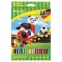 Карандаши цветные BRAUBERG "Football match", 18 цветов, заточенные, картонная упаковка, 180549 - 1