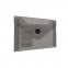 Папка-конверт с кнопкой МАЛОГО ФОРМАТА (74х105 мм), А7 (для дисконтных, банковских карт, визиток), тонир.черная, 0,18 мм, BRAUBERG, 227326 - 1