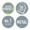 Дырокол металлический LEITZ "New NeXXT WOW", до 30 листов, розовый металлик, блистер, 50082023 - 8