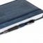 Ежедневник датированный 2022 А5 138x213 мм BRAUBERG "Wood", под кожу, держатель для ручки, синий, 112795 - 5