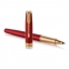 Ручка-роллер PARKER "Sonnet Core Intense Red Lacquer GT", корпус красный глянцевый лак, позолоченные детали, черная, 1948085 - 3