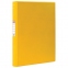 Папка на 2 кольцах BRAUBERG, картон/ПВХ, 35 мм, желтая, до 180 листов (удвоенный срок службы), 228381 - 1