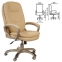 Кресло офисное CH-868YAXSN, экокожа, бежевое, CH-868YAXSN/BEI - 1