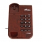 Телефон RITMIX RT-320 coffee marble, световая индикация звонка, блокировка набора ключом, коричневый, 15118552 - 2