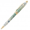 Ручка подарочная шариковая CROSS Botanica "Зеленая лилия", лак, латунь, позолота, черная, AT0642-4 - 3
