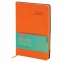 Ежедневник датированный 2022 А5 138x213 мм BRAUBERG "Stylish", под кожу, оранжевый, 112793 - 1
