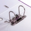 Папка-регистратор LEITZ "WOW", механизм 180°, ламинированная, 80 мм, фиолетовая, 10050062 - 6