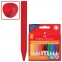 Мелки пластиковые FABER-CASTELL "Grip", 12 цветов, трехгранные, картонная упаковка, подвес, 122520 - 1