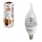Лампа светодиодная ЭРА, 7 (60) Вт, цоколь E14, "прозрачная свеча на ветру", теплый белый свет, LED smdBXS-7w-827-E14-Clear, BXS-7w-827-E14c - 1