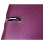 Тетрадь на кольцах А5 (175х220 мм), 120 л., пластиковая обложка, клетка, с фиксирующей резинкой, HATBER "METALLIC", бордовый, 334454, 120ТК5Вр1_03406 - 3
