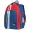 Рюкзак TIGER FAMILY (ТАЙГЕР), с ортопедической спинкой, для средней школы, универсальный, синий/красный, 39х31х22 см, TGRW18-A05 - 3