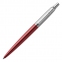 Ручка гелевая PARKER "Jotter Kensington Red CT", корпус красный, детали из нержавеющей стали, черная, 2020648 - 1