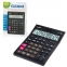 Калькулятор настольный CASIO GR-14-W (209х155 мм), 14 разрядов, двойное питание, черный, европодвес, GR-14-W-EP - 1