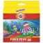 Фломастеры ЮНЛАНДИЯ "Подводный мир" (KOH-I-NOOR EXCLUSIVE), 30 цветов, трехгранные, 151615, 771002CJ24KS - 1