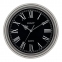 Часы настенные SCARLETT SC-27D, круг, черные, серебристая рамка, 33x33x5,2 см, SC - 27D - 1