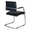 Кресло для приемных и переговорных CH-271N-V/SL/BLACK, экокожа, хром, черное, 1165891 - 4