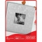 Фотоальбом BRAUBERG свадебный, 20 магнитных листов 30х32 см, обложка под фактурную кожу, на кольцах, серебристый, 390690 - 1