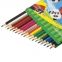 Карандаши цветные BRAUBERG "Football match", 18 цветов, заточенные, картонная упаковка, 180549 - 4