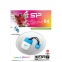 Флеш-диск 64 GB, SILICON POWER Touch T07, USB 2.0, белый/голубой, SP64GBUF2T07V1B - 3
