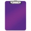 Доска-планшет LEITZ "WOW", с верхним прижимом, A4, 320х228 мм, пластик, 1,7 мм, фиолетовая, 39710062 - 1