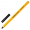 Ручка шариковая SCHNEIDER (Германия) "Tops 505 F", ЧЕРНАЯ, корпус желтый, узел 0,8 мм, линия письма 0,4 мм, 150501 - 1