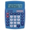 Калькулятор настольный CITIZEN SDC-450NBLCFS, КОМПАКТНЫЙ (120x87 мм), 8 разрядов, двойное питание, СИНИЙ - 2