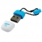 Флеш-диск 64 GB, SILICON POWER Touch T07, USB 2.0, белый/голубой, SP64GBUF2T07V1B - 2