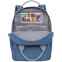 Рюкзак GRIZZLY молодежный, карман для ноутбука, джинсовый, 38х27х15 см, RX-026-7/2 - 4
