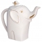 Чай HILLTOP "Королевское Золото" черный листовой, 80 г, фарфоровый чайник "СЛОН ЗОЛОТО" 700 мл, 16005 - 4
