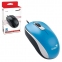 Мышь проводная GENIUS DX-110, USB, 2 кнопки + 1 колесо-кнопка, оптическая, голубая, 31010116103 - 1