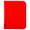 Папка для тетрадей А5 ПИФАГОР, пластик, молния вокруг, один тон, красная, 228226 - 1