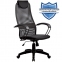 Кресло офисное МЕТТА "BP-8PL", ткань-сетка, черное - 1