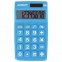Калькулятор карманный ЮНЛАНДИЯ (135х77 мм) 8 разрядов, двойное питание, СИНИЙ, блистер, 250456 - 1