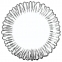 Набор тарелок, 6 шт., диаметр 205 мм, фигурное стекло, "Aurora", PASABAHCE, 10512 - 1