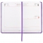 Ежедневник датированный 2022 А5 138x213 мм BRAUBERG "Sparkle", блестки, фиолетовый, 112828 - 4