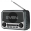 Радиоприёмник SVEN SRP-525, 3 Вт, FM/AM/SW, USB, microSD, аккумулятор, 150-20000 Гц, черный, SV-017156 - 1