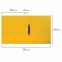 Папка на 2 кольцах BRAUBERG, картон/ПВХ, 35 мм, желтая, до 180 листов (удвоенный срок службы), 228381 - 8